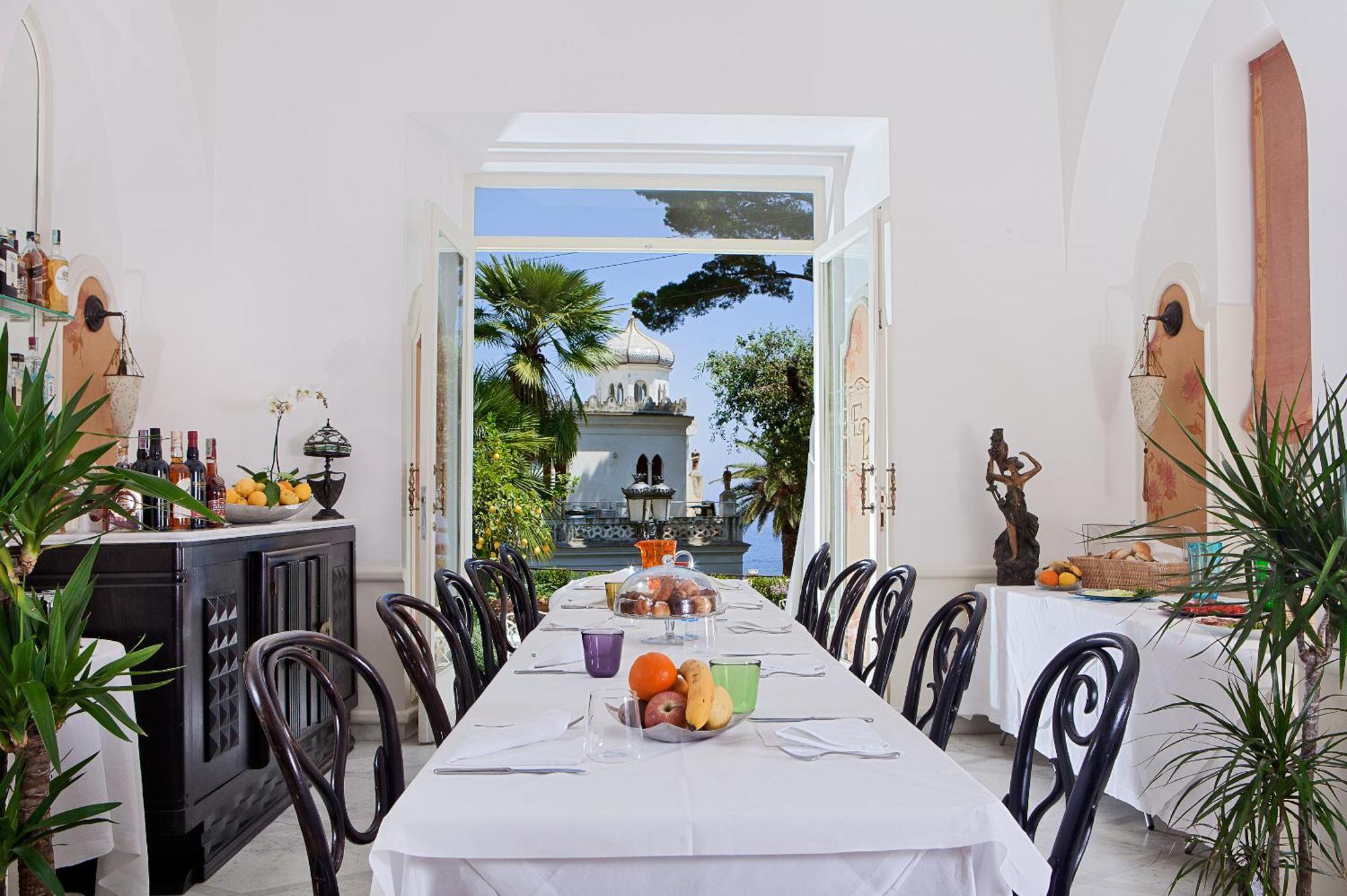 Luxury Villa Excelsior Parco Κάπρι Εστιατόριο φωτογραφία